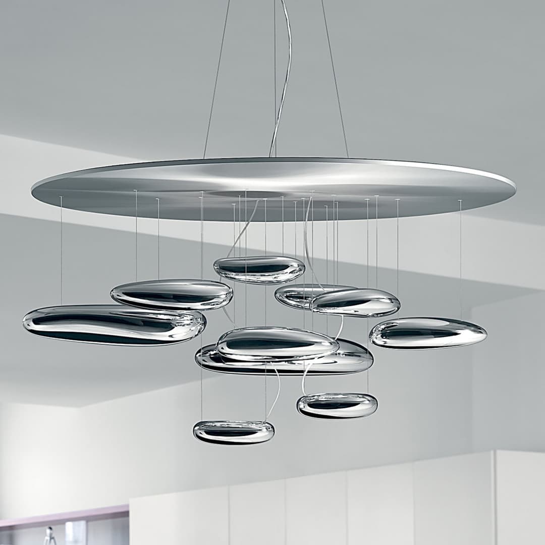 Mercury Hängelampe LED 2.700 K - Artemide - Wohnzimmer - Design - Kunststoff - Mehrflammig