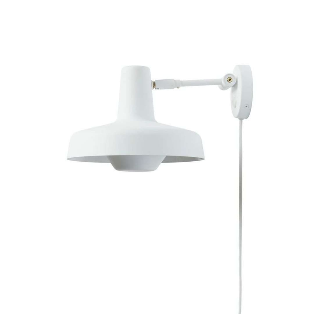 Arigato Wandleuchte Extra Short White - Grupa - Wohnzimmer - Design - Aluminium