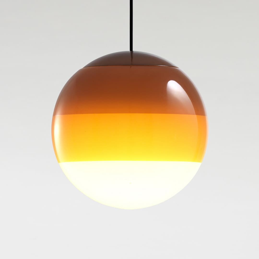 Dipping Light 13 Pendelleucte Amber - Marset - Wohnzimmer - Design - Glas - Kugel