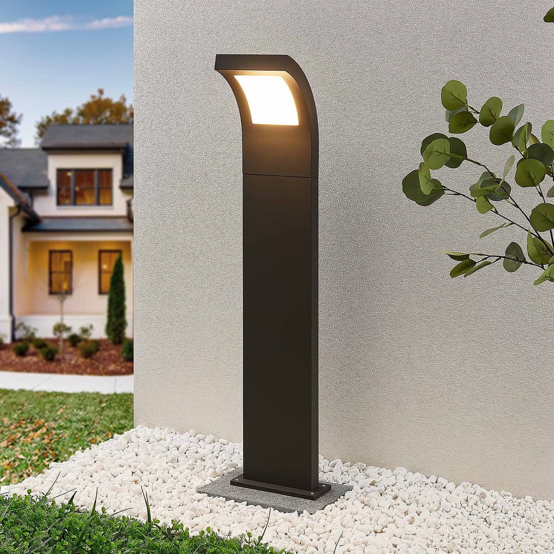 Advik Außen Gartenleuchte H100 Graphite - Arcchio - Terrasse - Modern - Aluminium - Einflammig