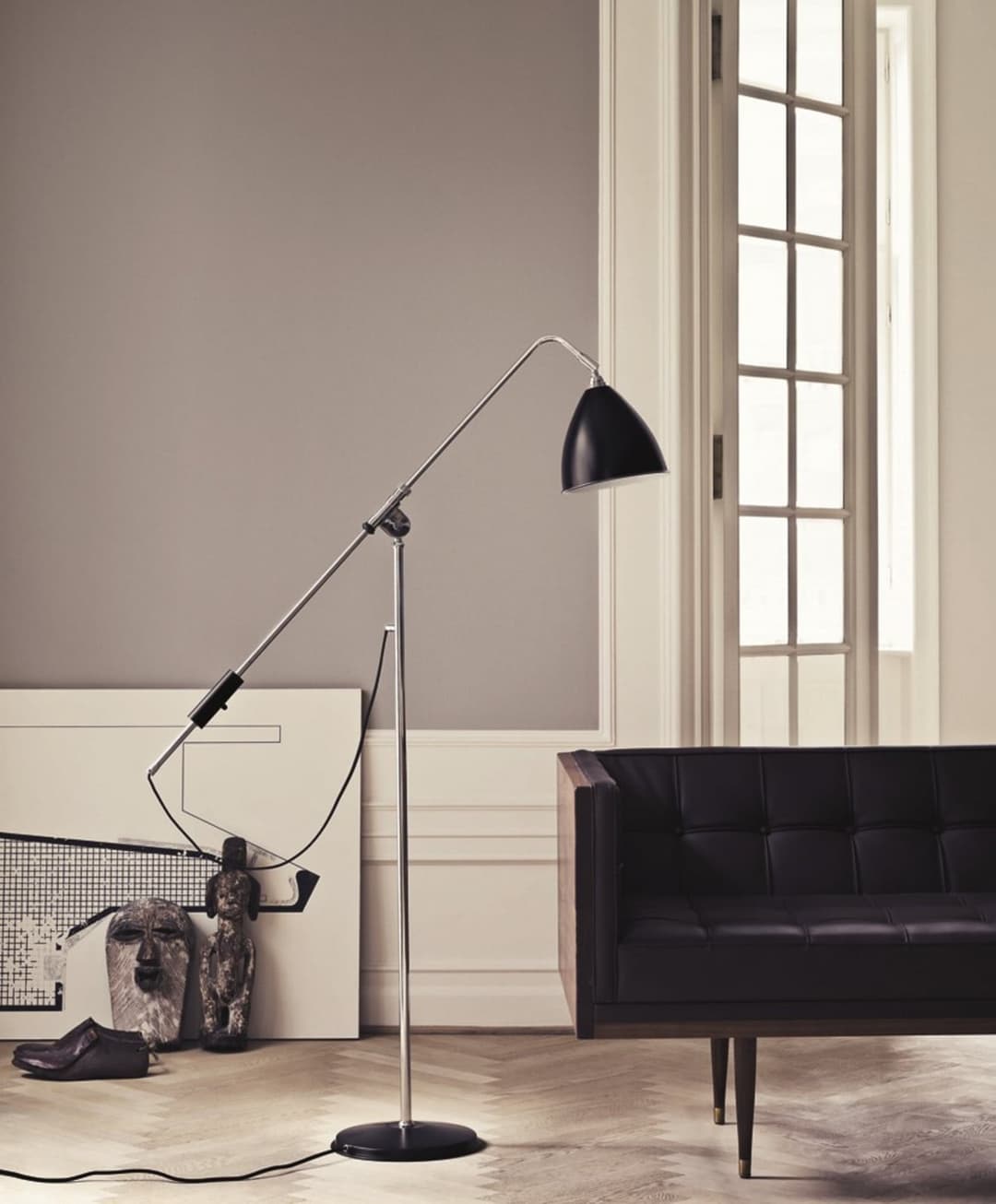 Bestlite BL4 Stehleuchte Ø21 Messing/Messing - GUBI - Wohnzimmer - Metall