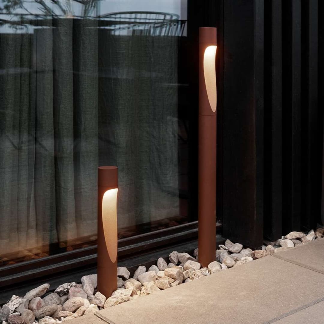 Flindt Gartenlampe 35cm, 2700K, Anker Corten - Louis Poulsen - Terrasse - Aluminium