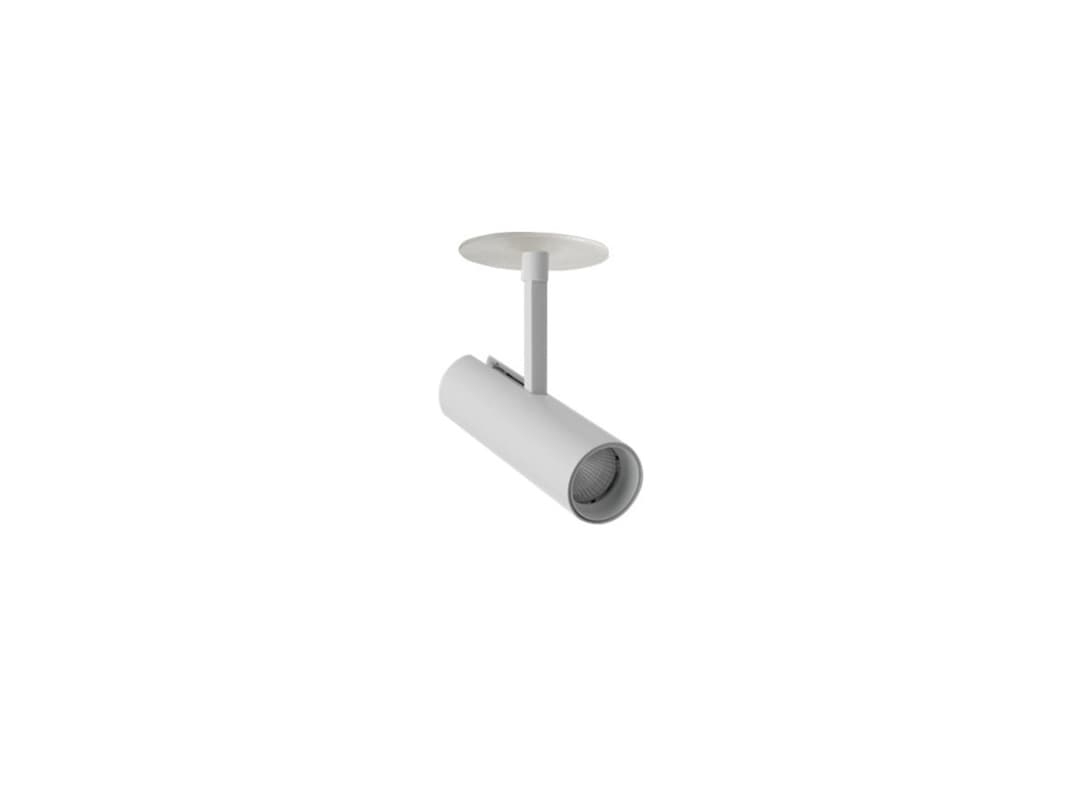 Tube Slim LED-Einbauspot, 2700K, weiß, dim. - Antidark - Küche - Aluminium