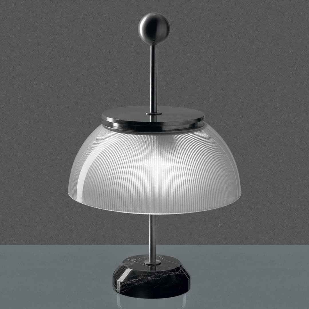Alfa T Tischleuchte - Artemide - Wohnzimmer - Design - Stein - Mit Schirm