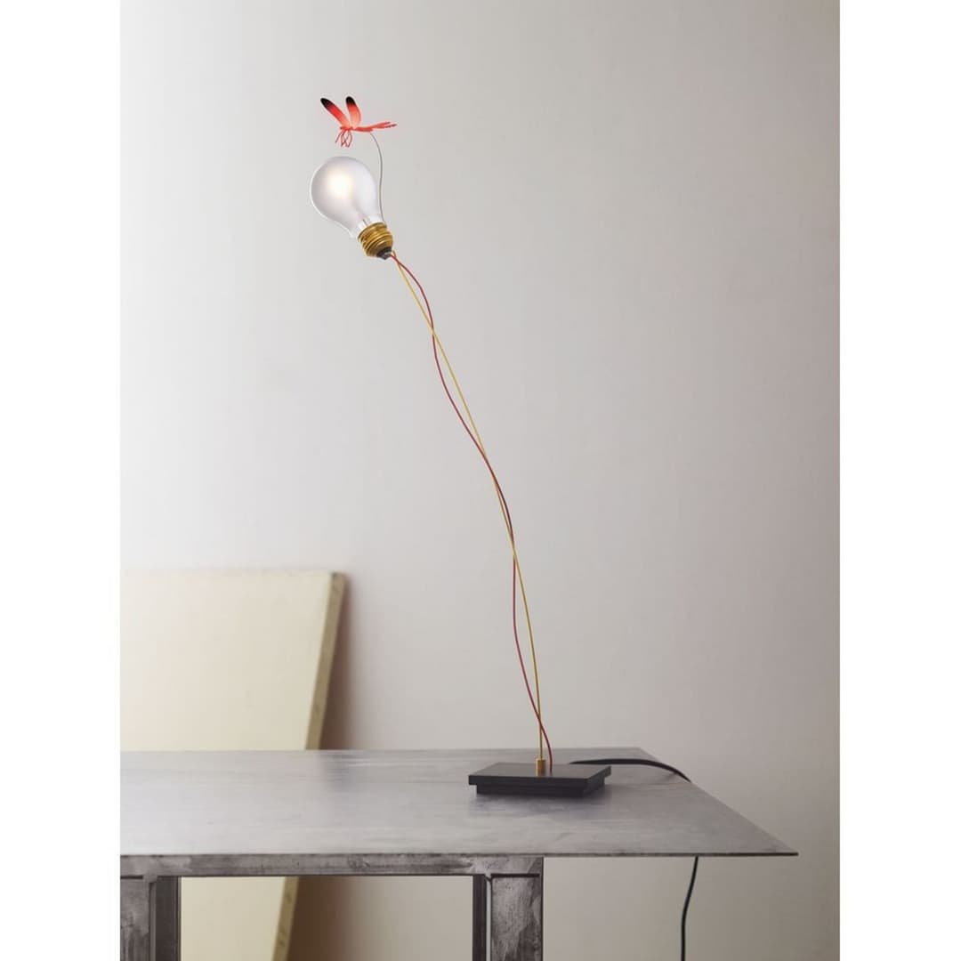 I Ricchi Poveri Bzzzz Tischleuchte Red - Ingo Maurer - Wohnzimmer - Aluminium