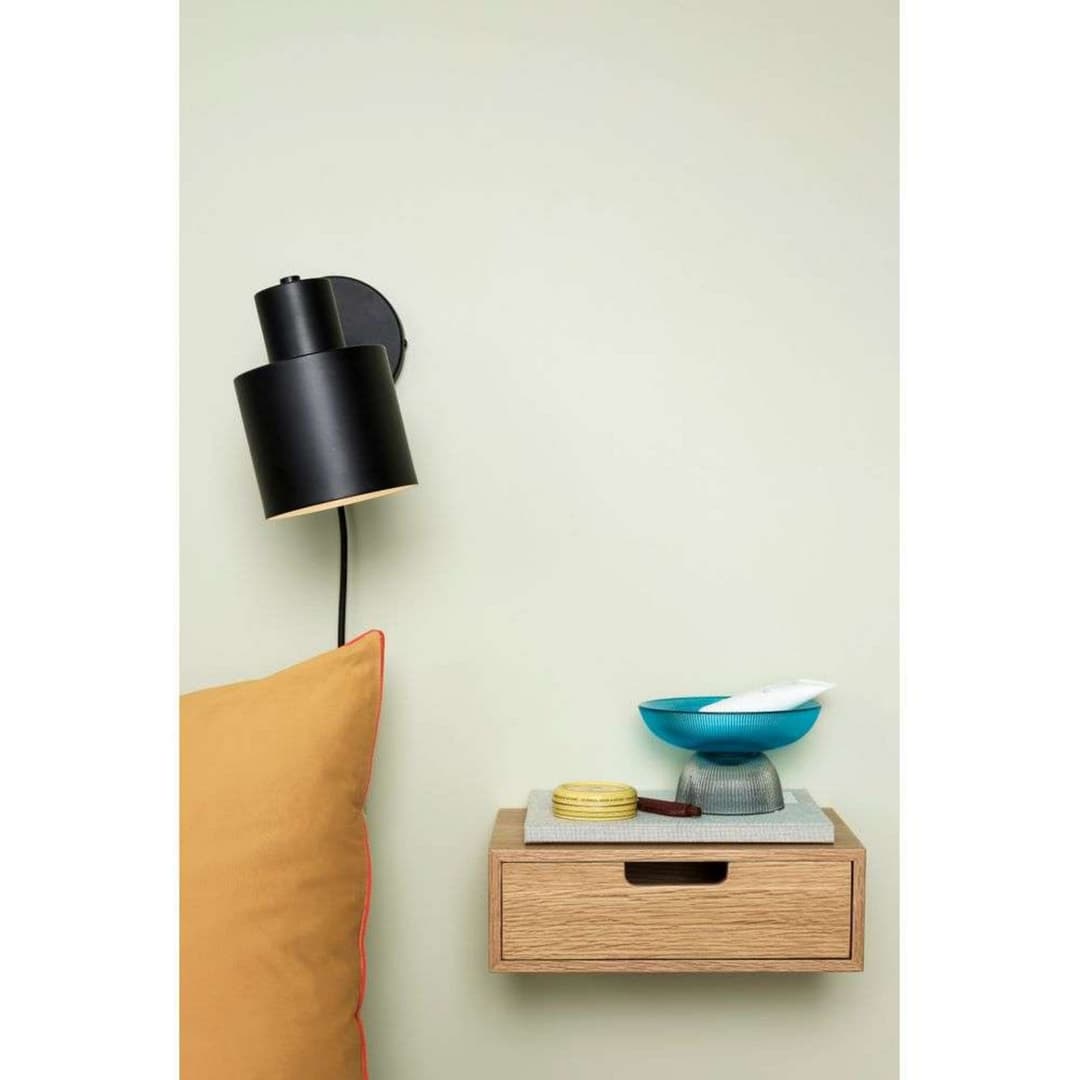 Fuse Wandleuchte Black - Hübsch - Wohnzimmer - Metall