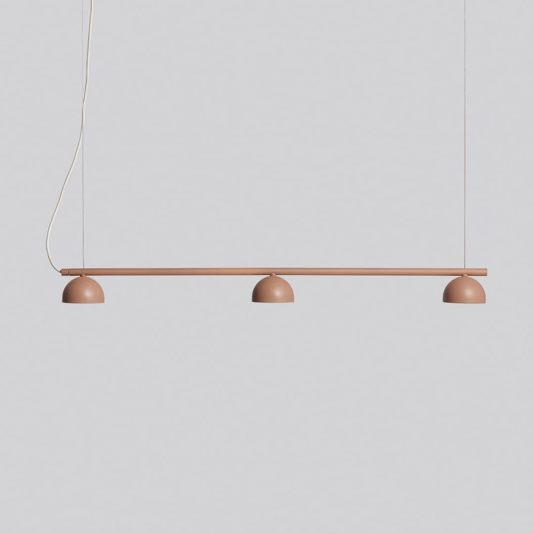 Blush Rail 3 Pendelleuchte Warm Beige - Northern - Wohnzimmer - Design - Metall - Mehrflammig
