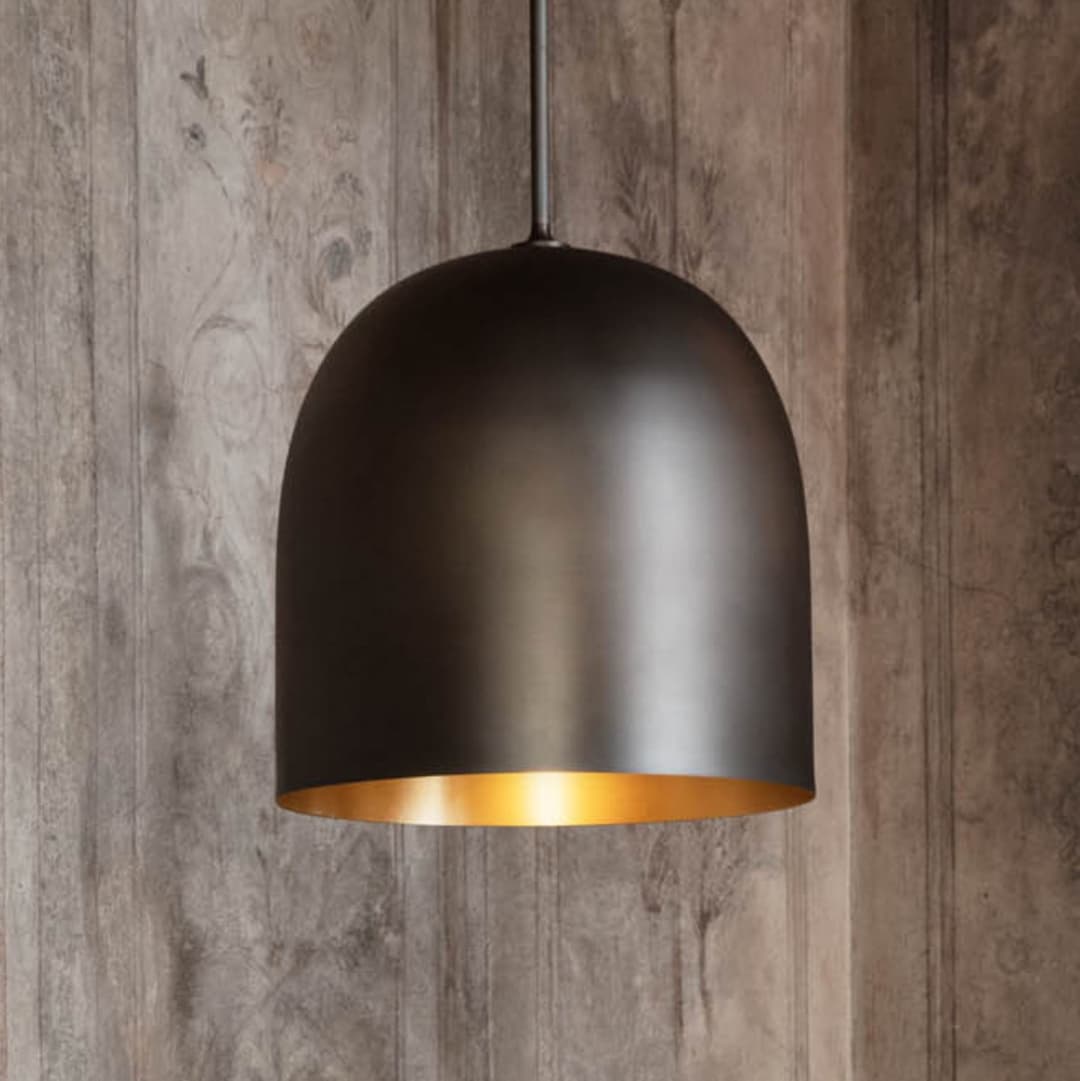Howard Pendelleuchte Ø16 Gunmetal - GUBI - Wohnzimmer - Design - Metall - Einflammig