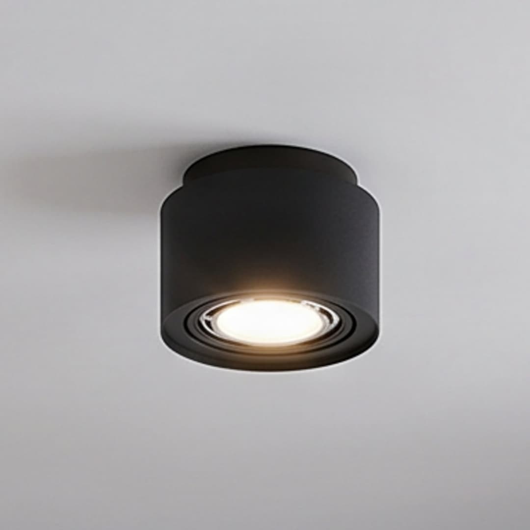 Talima Deckenleuchte Black - Arcchio Walisa - Wohnzimmer - Modern - Aluminium - Rund