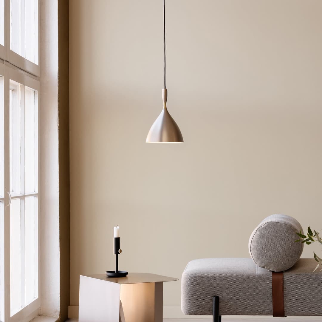 Dokka Pendelleuchte Steel - Northern - Wohnzimmer - Skandinavisch - Metall - Einflammig