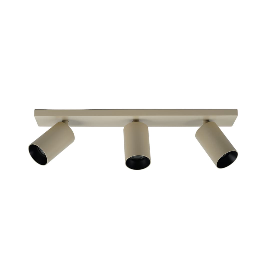 SpotOn3 Strahler, Metall, beige, 3-flg. - Antidark - Wohnzimmer - Modern - Mehrflammig