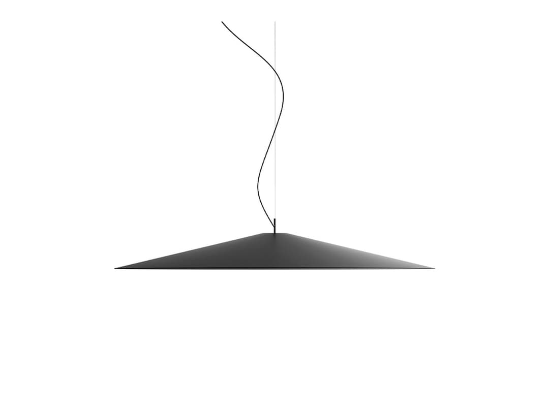 Koinè Pendelleuchte 2700K Ø86 Matt Schwarz - Luceplan - Esszimmer - Aluminium