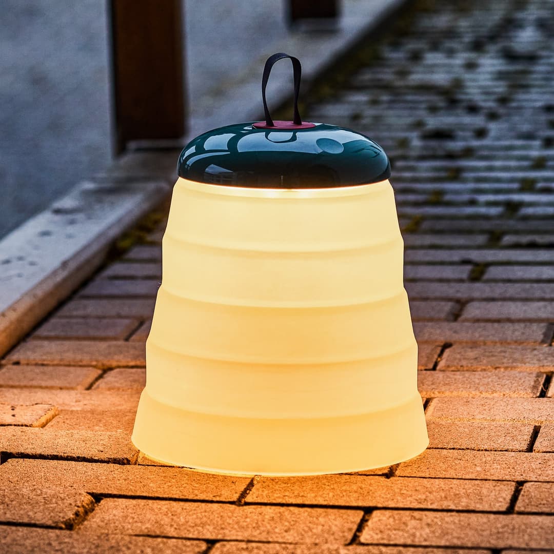 CRI CRI Portable Tischleuchte IP67 Grün - Foscarini - Design - Kunststoff