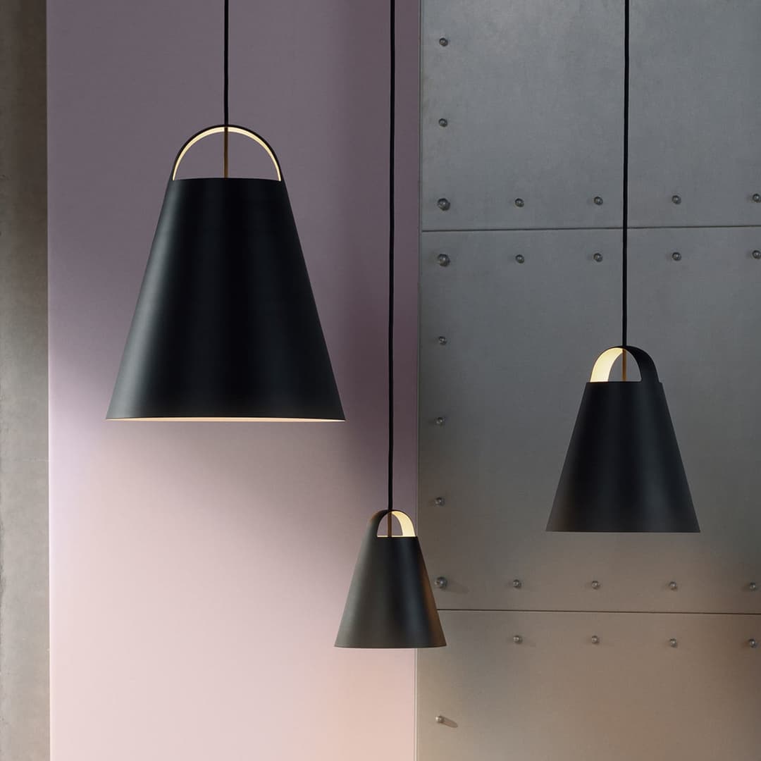 Above Pendelleuchte, Ø40 cm, schwarz - Louis Poulsen - Wohnzimmer - Design - Metall - Einflammig