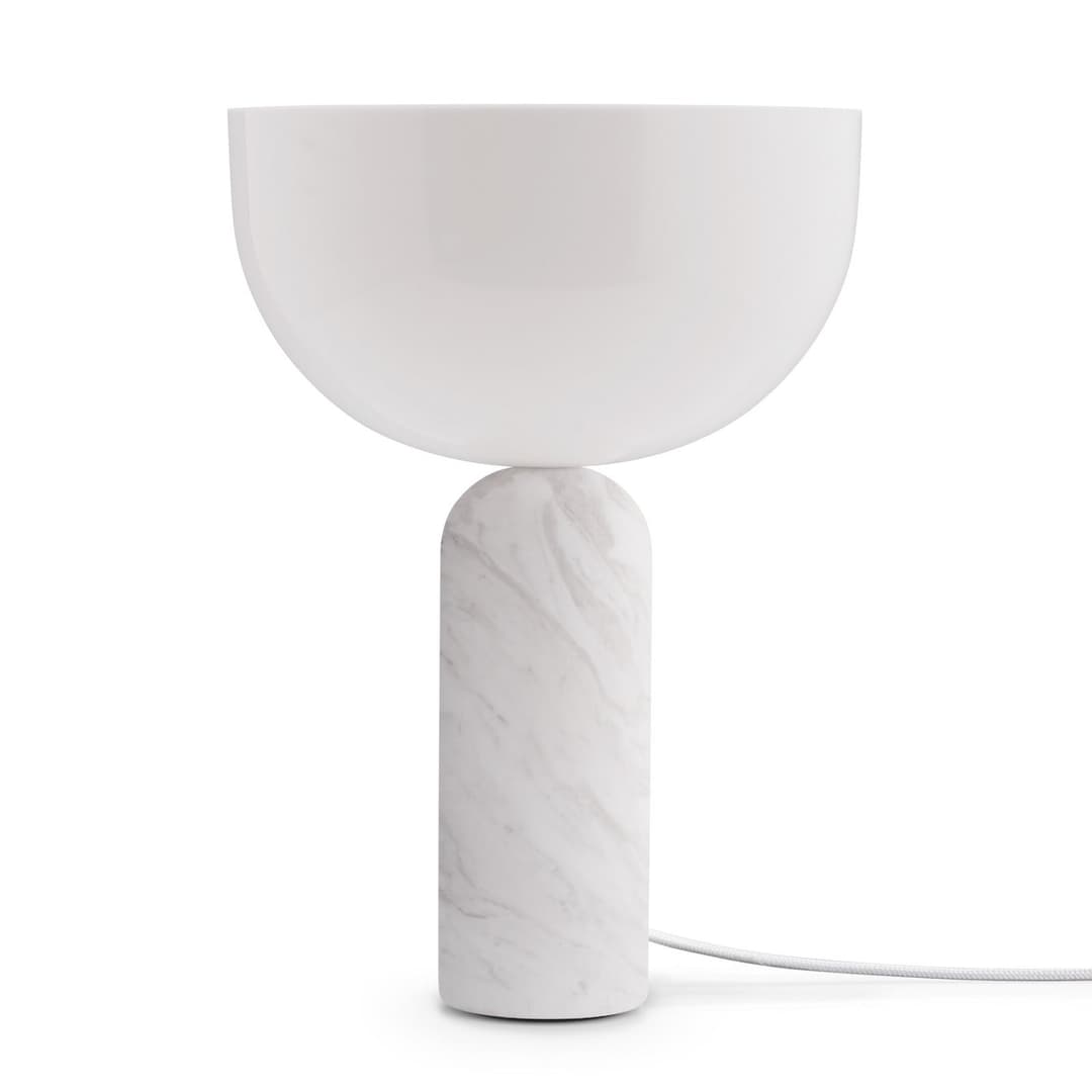 Kizu Tischleuchte Small White - New Works Kizu Small - Wohnzimmer - Design - Stein