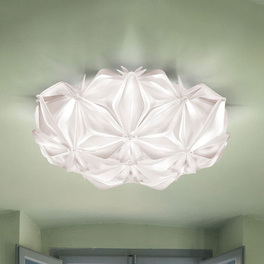 La Vie M Deckenleuchte, Breite 47 cm, weiß - Slamp - Wohnzimmer - Design - Kunststoff - Rund