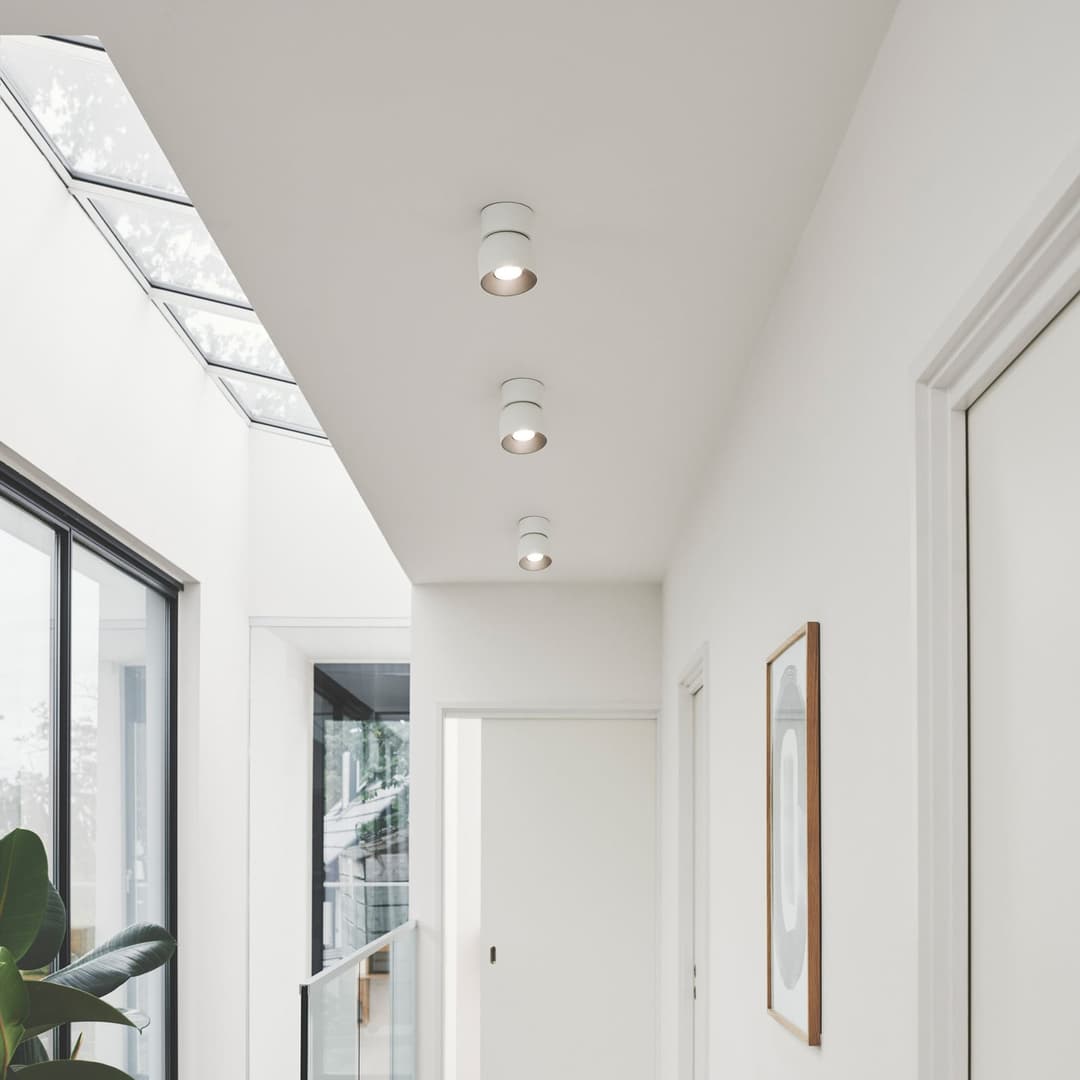 Pitcher Downlight, weiß/silber, 1-flg., Metall - Nordlux - Wohnzimmer - Modern - Mit Abstand