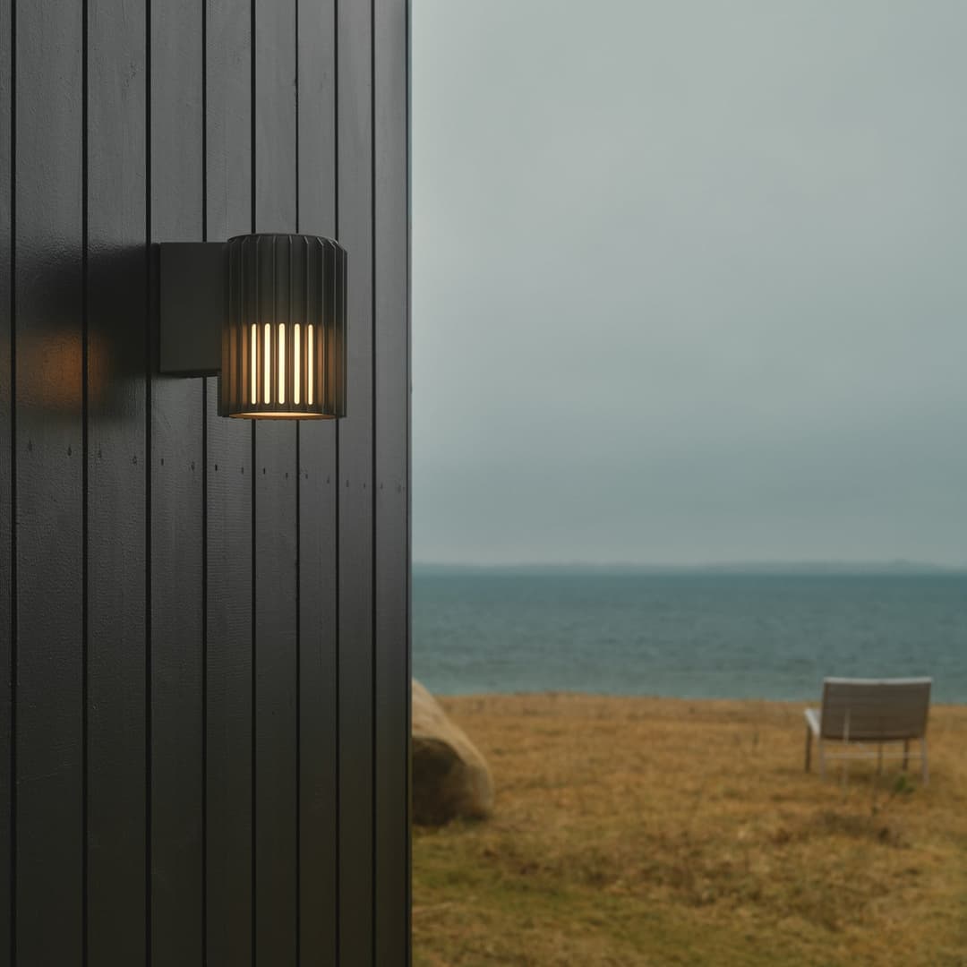 Aludra Außenwandleuchte Seaside, anthrazit - Nordlux - Aluminium - Einflammig