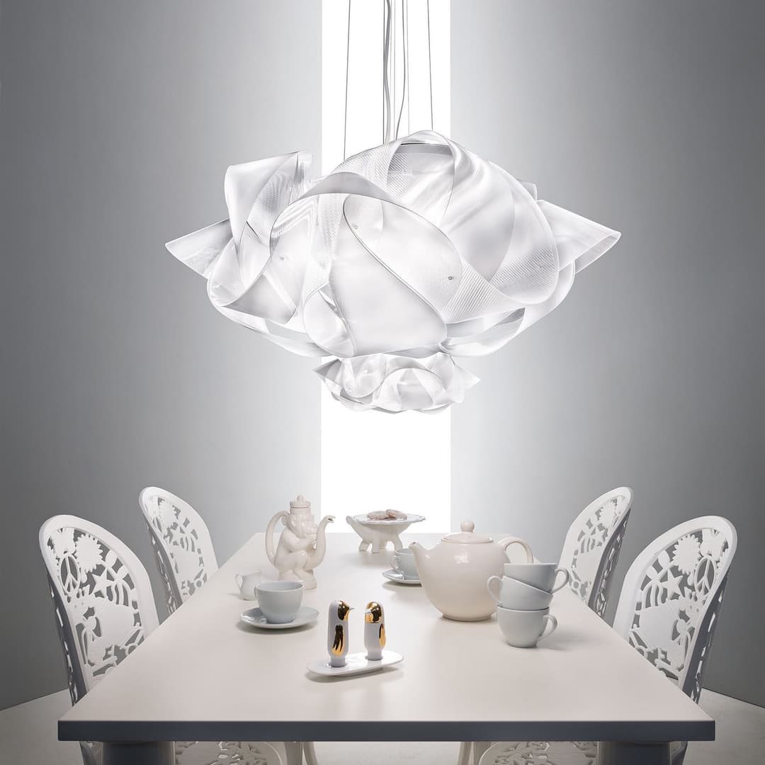 Fabula Designer-Pendelleuchte, klar, large - Slamp - Wohnzimmer - Kunststoff - Einflammig