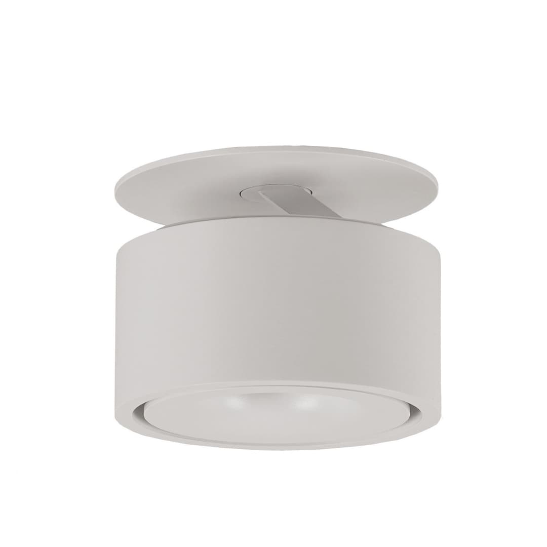 Braccio LED-Einbaulampe, weiß, Metall, Ø 10,2 cm - Antidark - Schlafzimmer - Modern - Rund