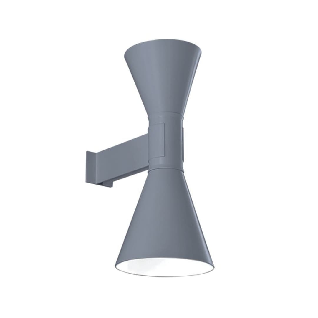 Applique de Marseille Mini Wandleuchte Grey - Nemo Lighting - Wohnzimmer - Aluminium