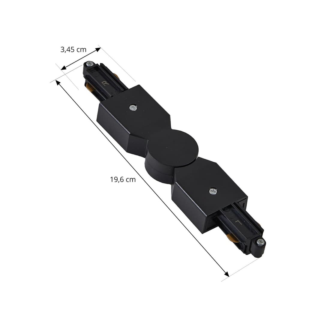 Linaro Track Connector Einstellbar Schwarz - Lindby - Kunststoff