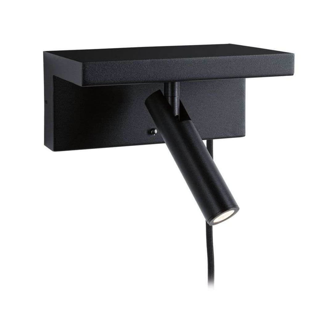 Jerik Wandleuchte w/USB 3-Step Dim. Matt Black - Paulmann - Schlafzimmer - Metall