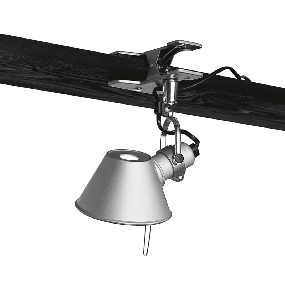 Tolomeo Micro Pinza LED Wandleuchte Alu 2700K - Artemide - Wohnzimmer - Design - Metall - Einflammig