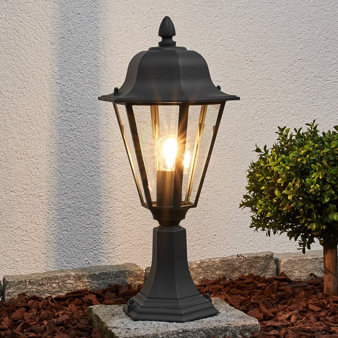 Edana Gartenleuchte Graphite - Lindby - Terrasse - Modern - Metall - Einflammig