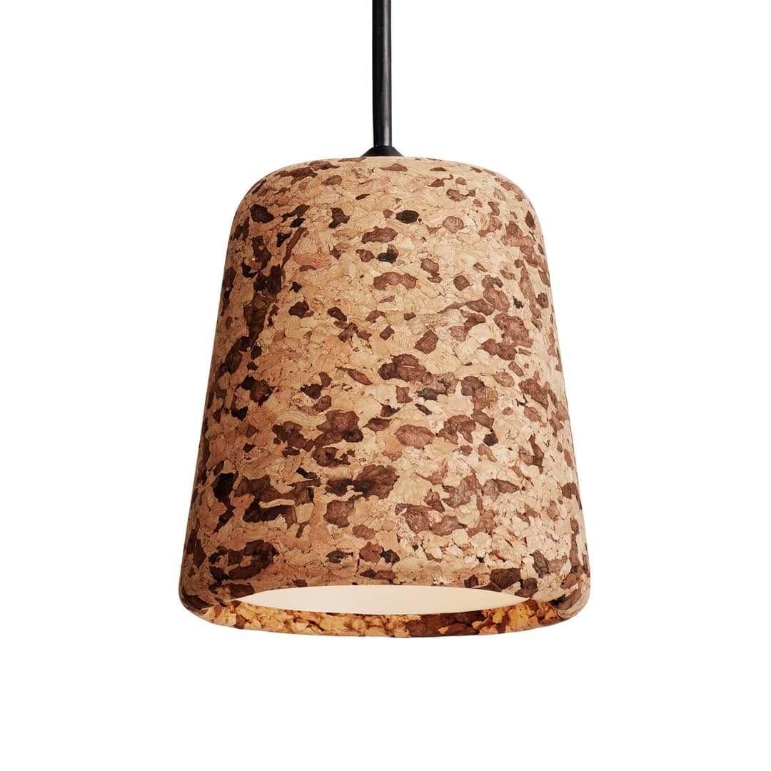Material Pendelleuchte Mixed Cork - New Works Material The Originals - Wohnzimmer - Design - Einflammig