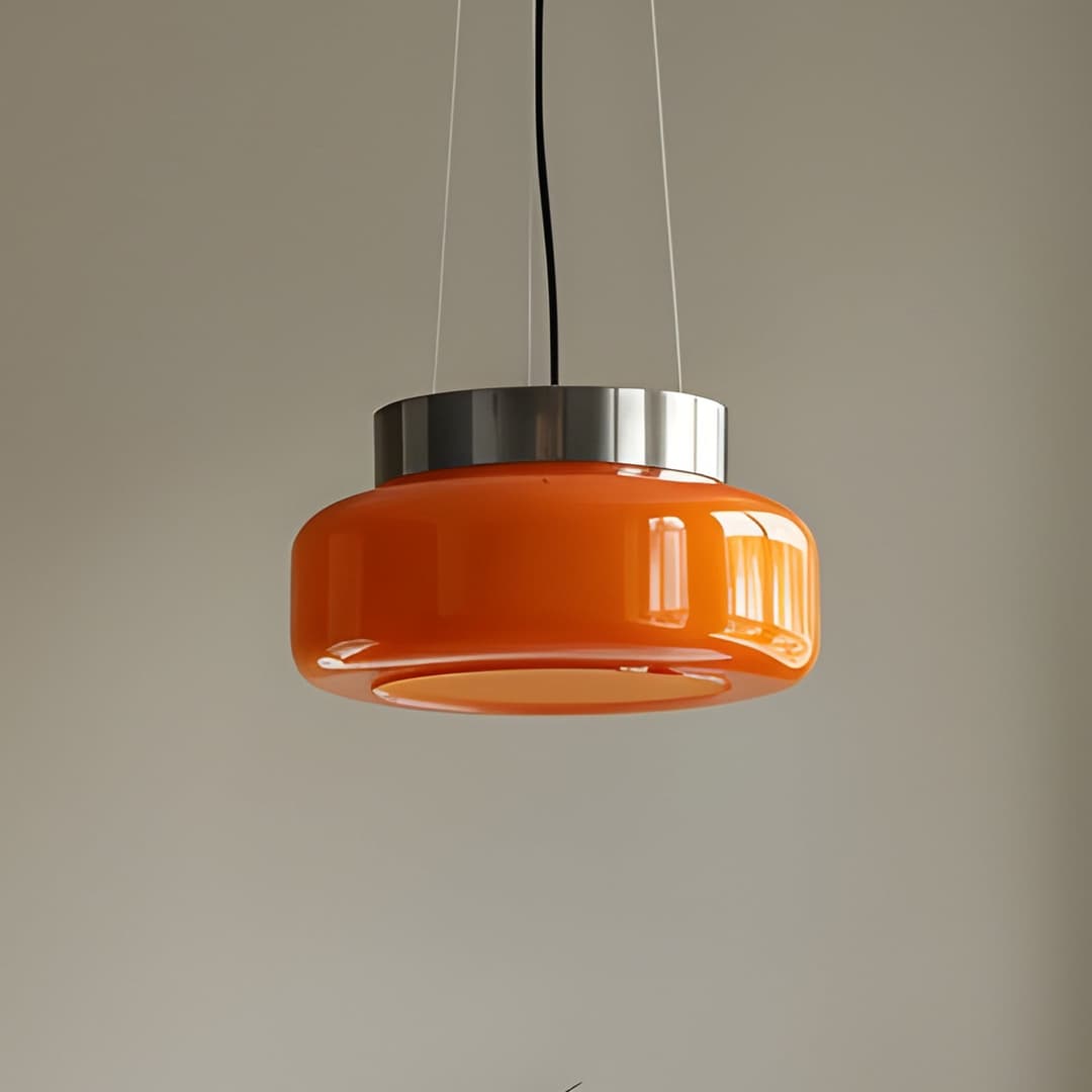 BonBon Hängeleuchte, orange, Ø 25 cm, Glas - Aldex - Esszimmer - Design - Einflammig