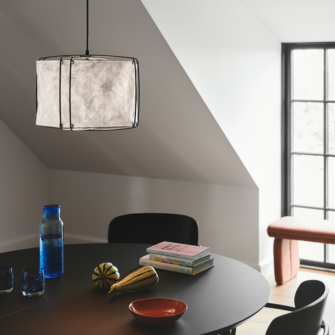 Cardine 35 Pendelleuchte White - Nordlux - Wohnzimmer - Papier / Karton - Einflammig