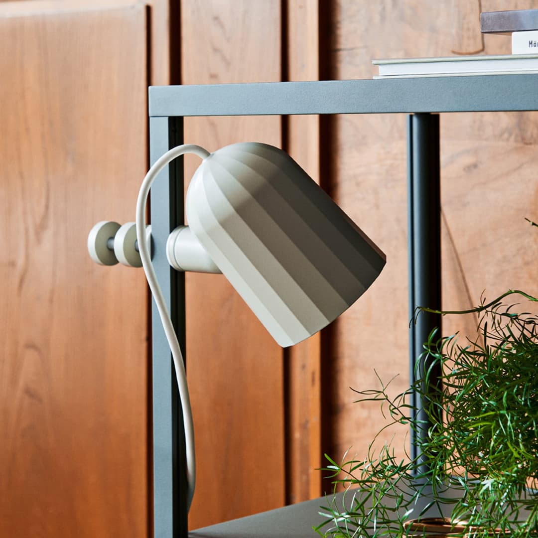 Klemmleuchte Noc Clip weiß E14 - HAY - HAY - Wohnzimmer - Design - Metall - Einflammig
