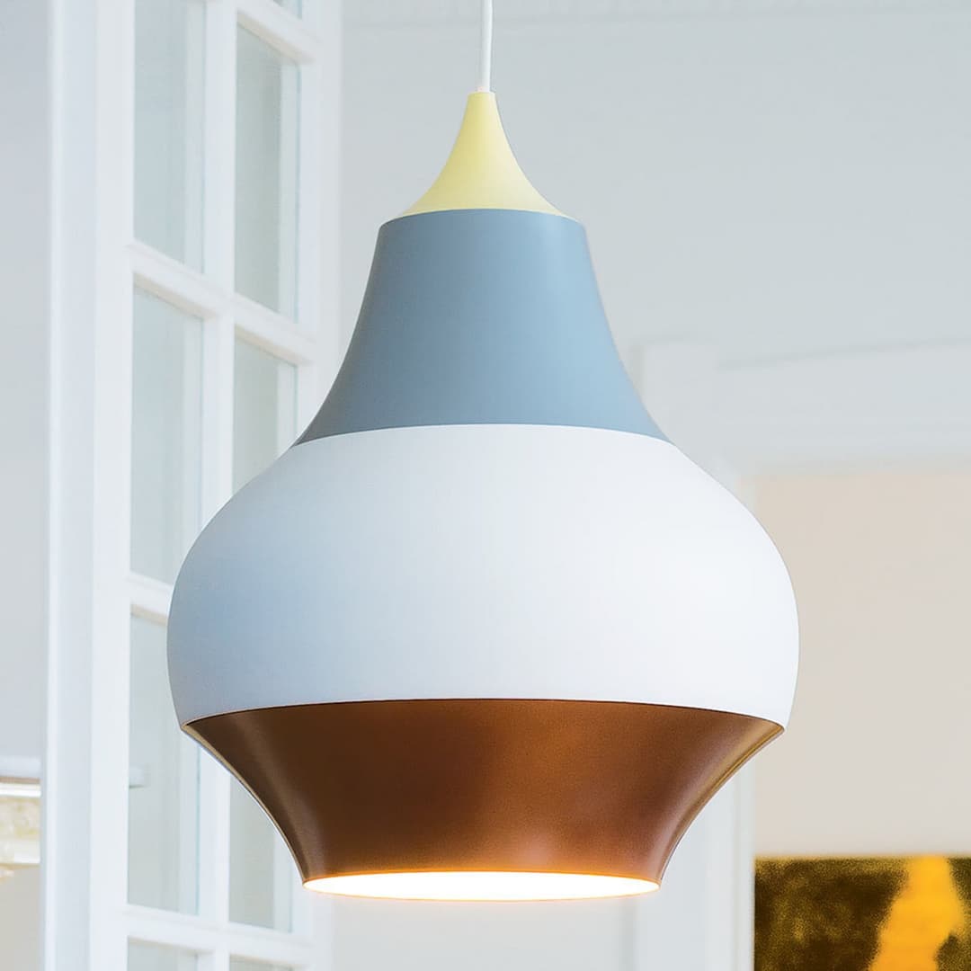 Cirque Pendelleuchte, Ø38 cm, gelb - Louis Poulsen - Wohnzimmer - Design - Metall - Einflammig