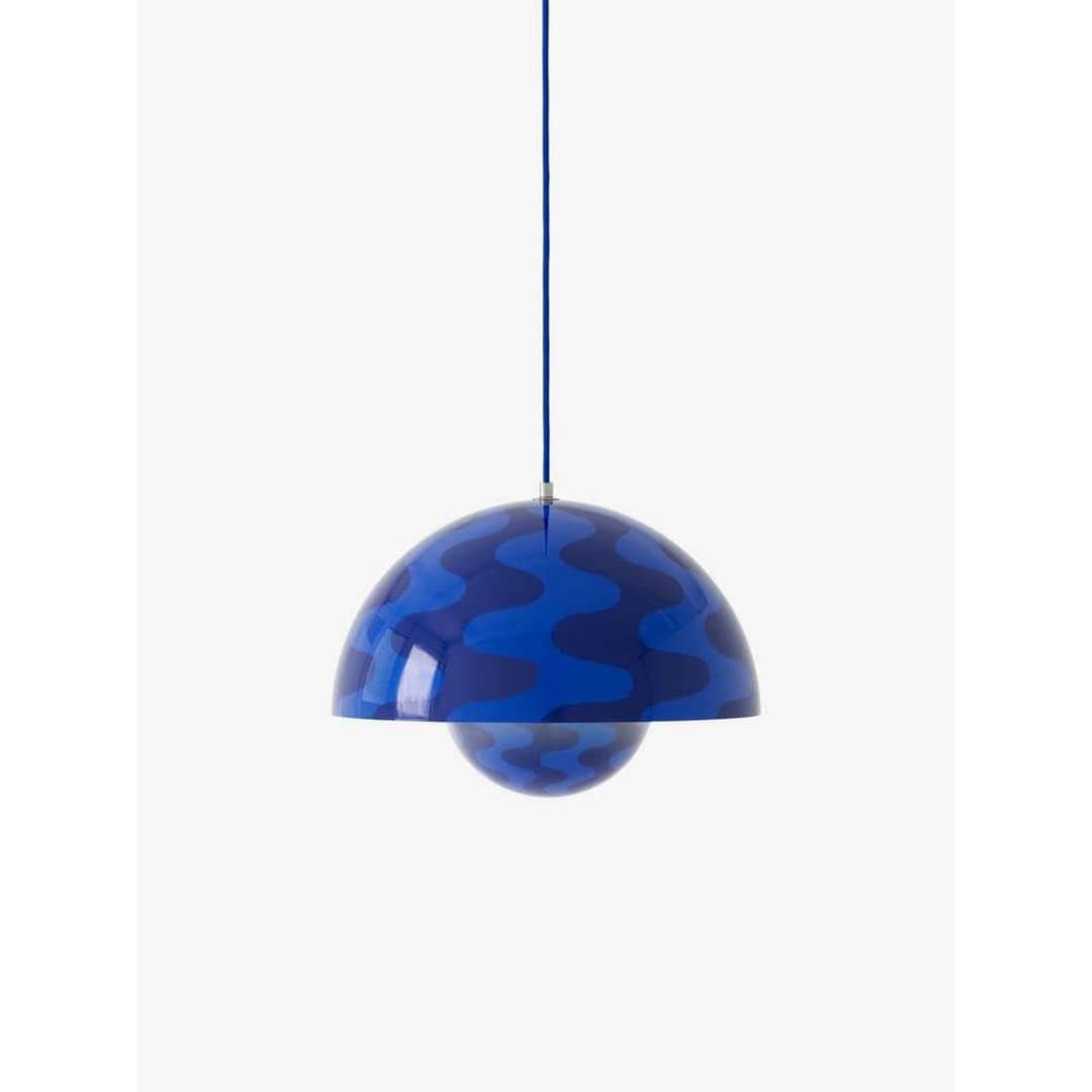 Flowerpot VP7 Hängelampe, dämmerungsblau - &Tradition - Wohnzimmer - Design - Metall - Einflammig