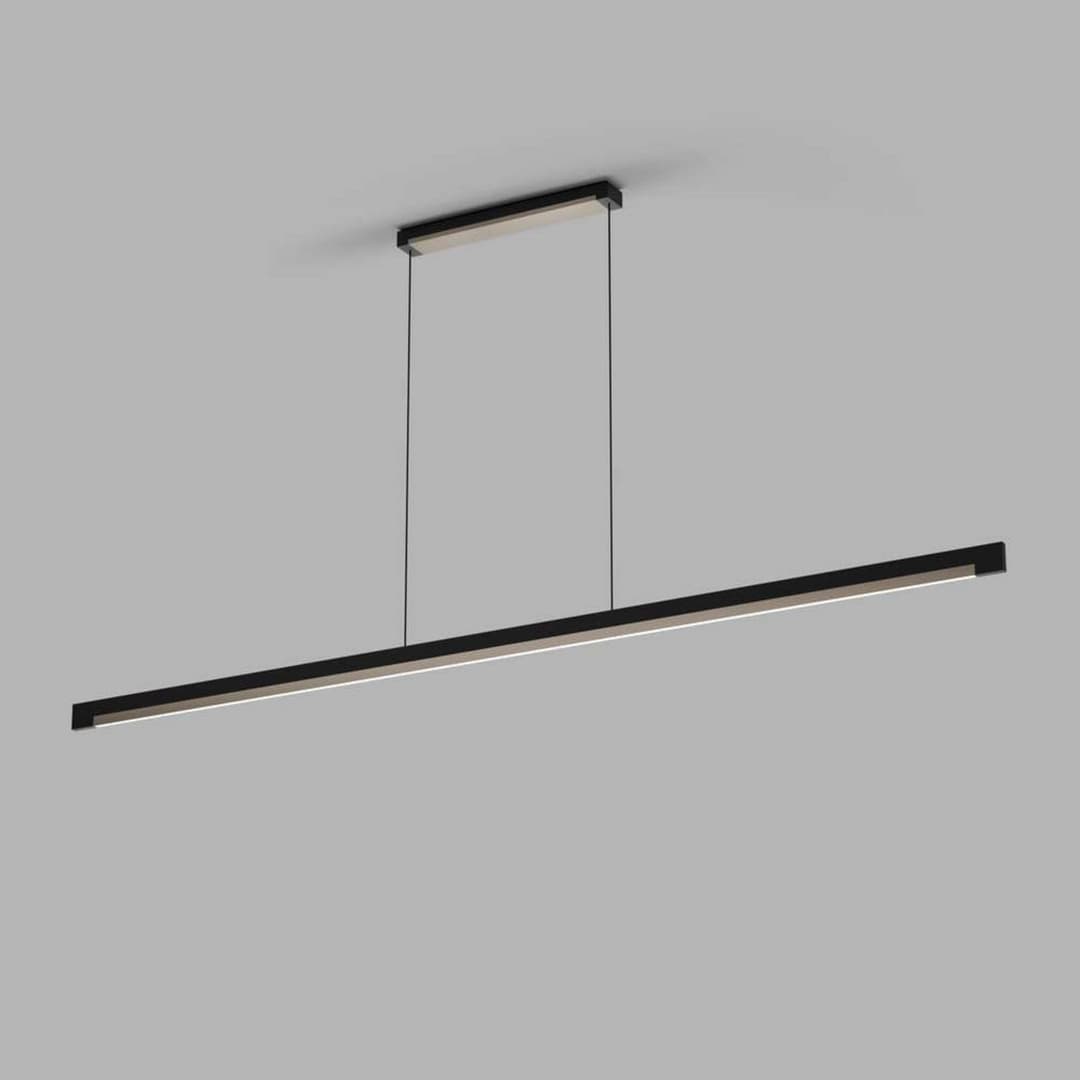Inlay S1900 Linear Pendelleuchte, schwarz/alu - Light-Point LIGHT-POINT Design by Studio F.A. Porsche - Esszimmer - Aluminium