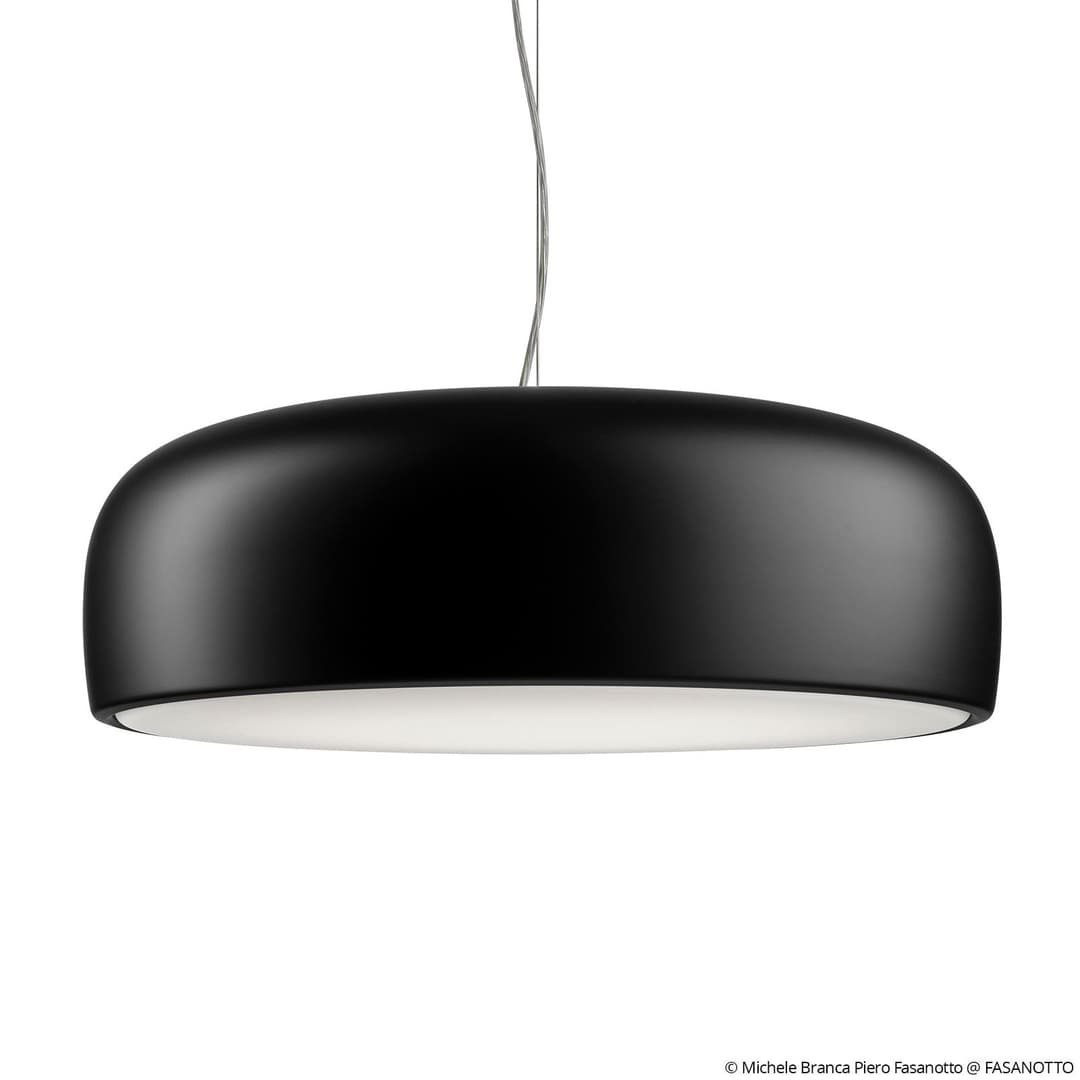 Smithfield S Pro Pendelleuchte Mat Schwarz - Flos - Wohnzimmer - Design - Metall - Einflammig