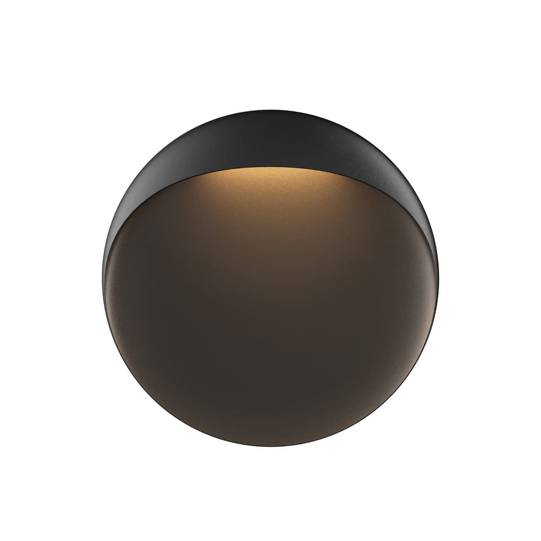 Flindt Wandleuchte Ø40 cm 2700K Black - Louis Poulsen - Wohnzimmer - Design - Aluminium - Rund