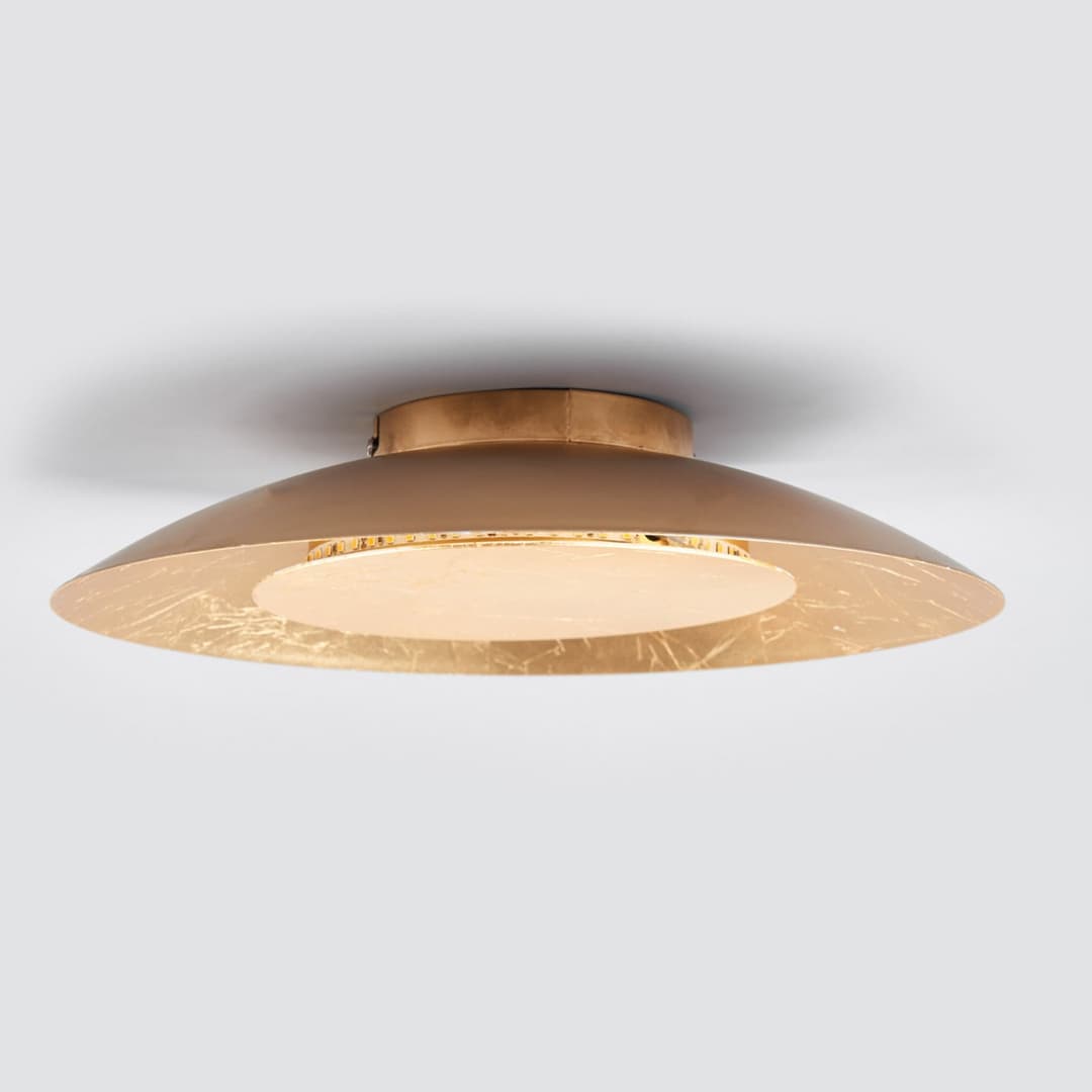 Keti Deckenleuchte Gold - Lindby - Flurbereich - Modern - Metall - Rund