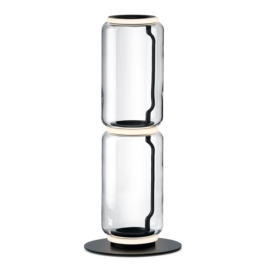 Noctambule F2 Stehleuchte Low Cylinder - Flos - Wohnzimmer - Design - Glas - Mehrflammig