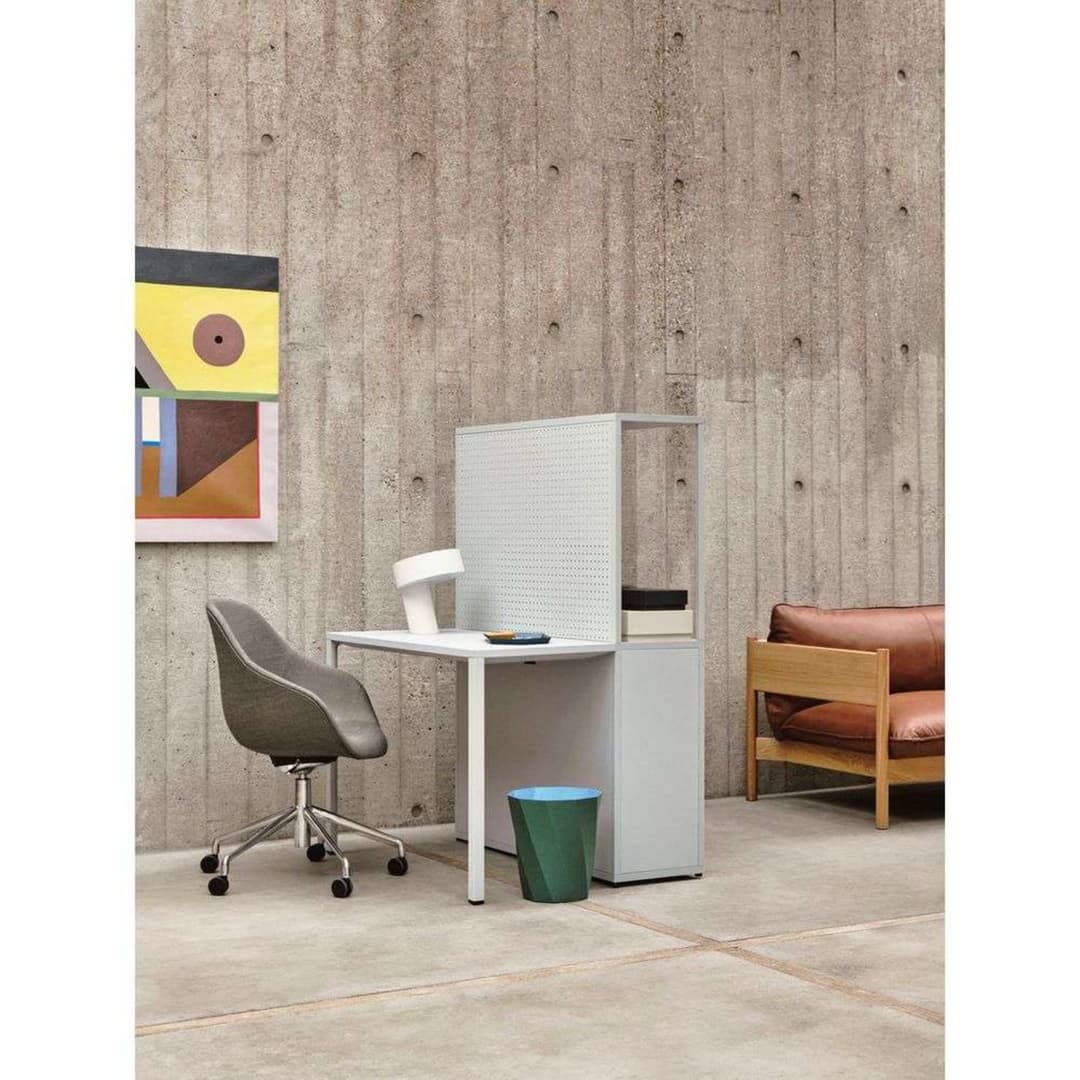 Slant Tischleuchte White - HAY - Wohnzimmer - Aluminium