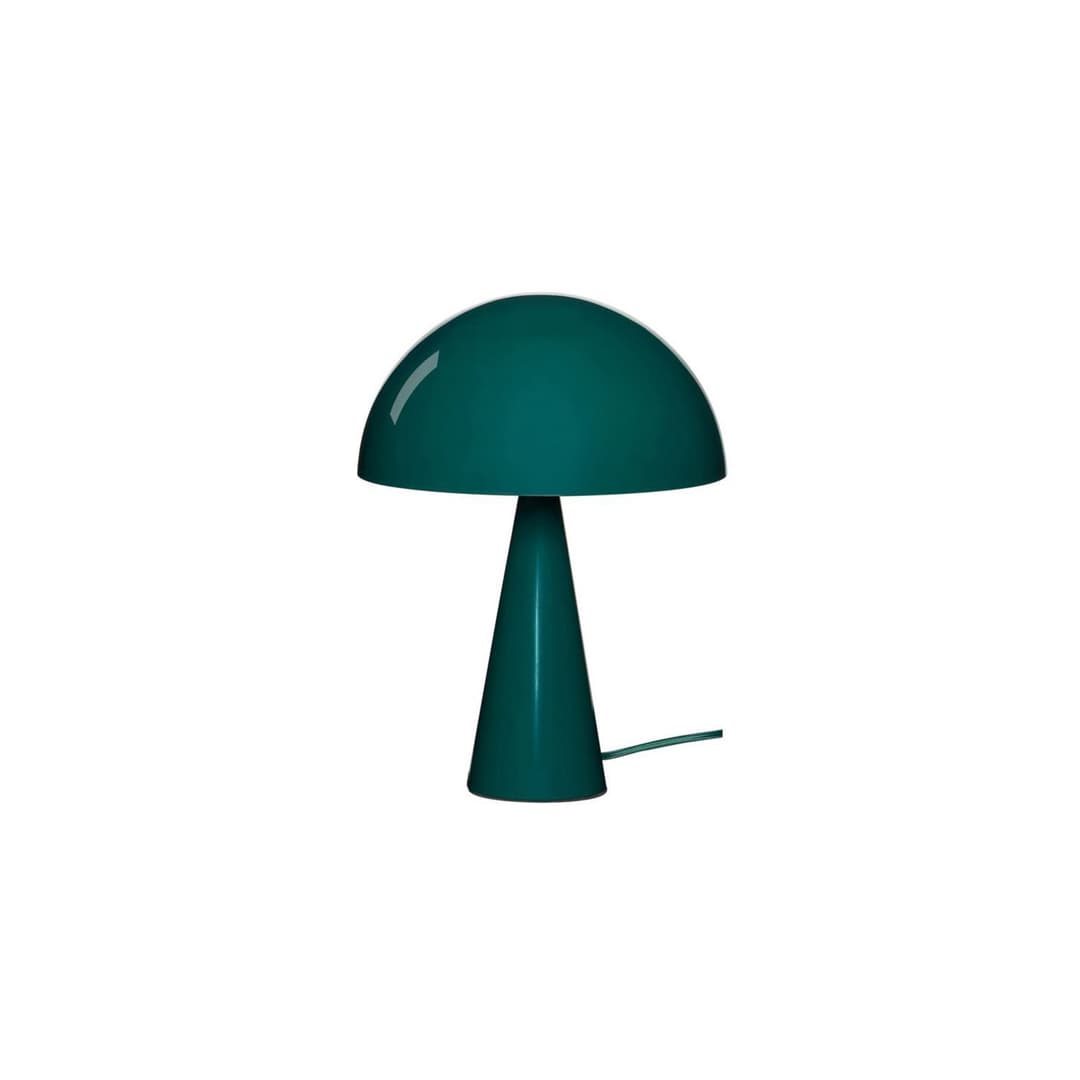 Mush Mini Tischleuchte, dunkelgrün, Höhe 34 cm - HÜBSCH - Wohnzimmer - Modern - Metall - Einflammig