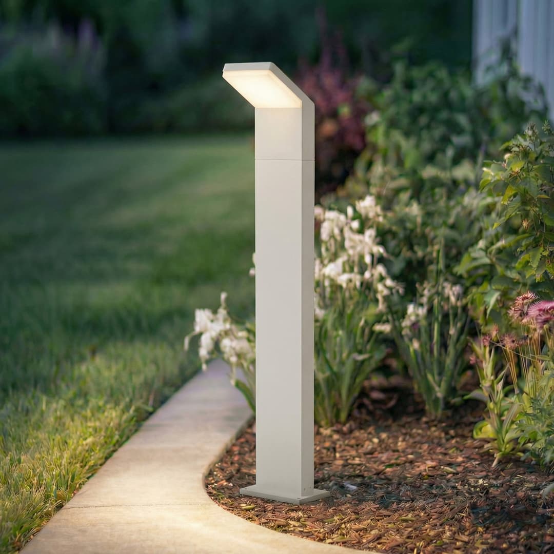 Yolena LED-Wegeleuchte, weiß, 100 cm, IP65 - Arcchio - Terrasse - Modern - Metall - Einflammig