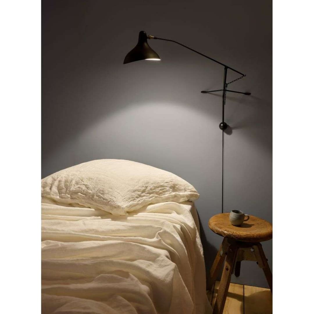 Mantis BS2 Mini Wandleuchte Schwarz - Schottlander DCW - Wohnzimmer - Metall