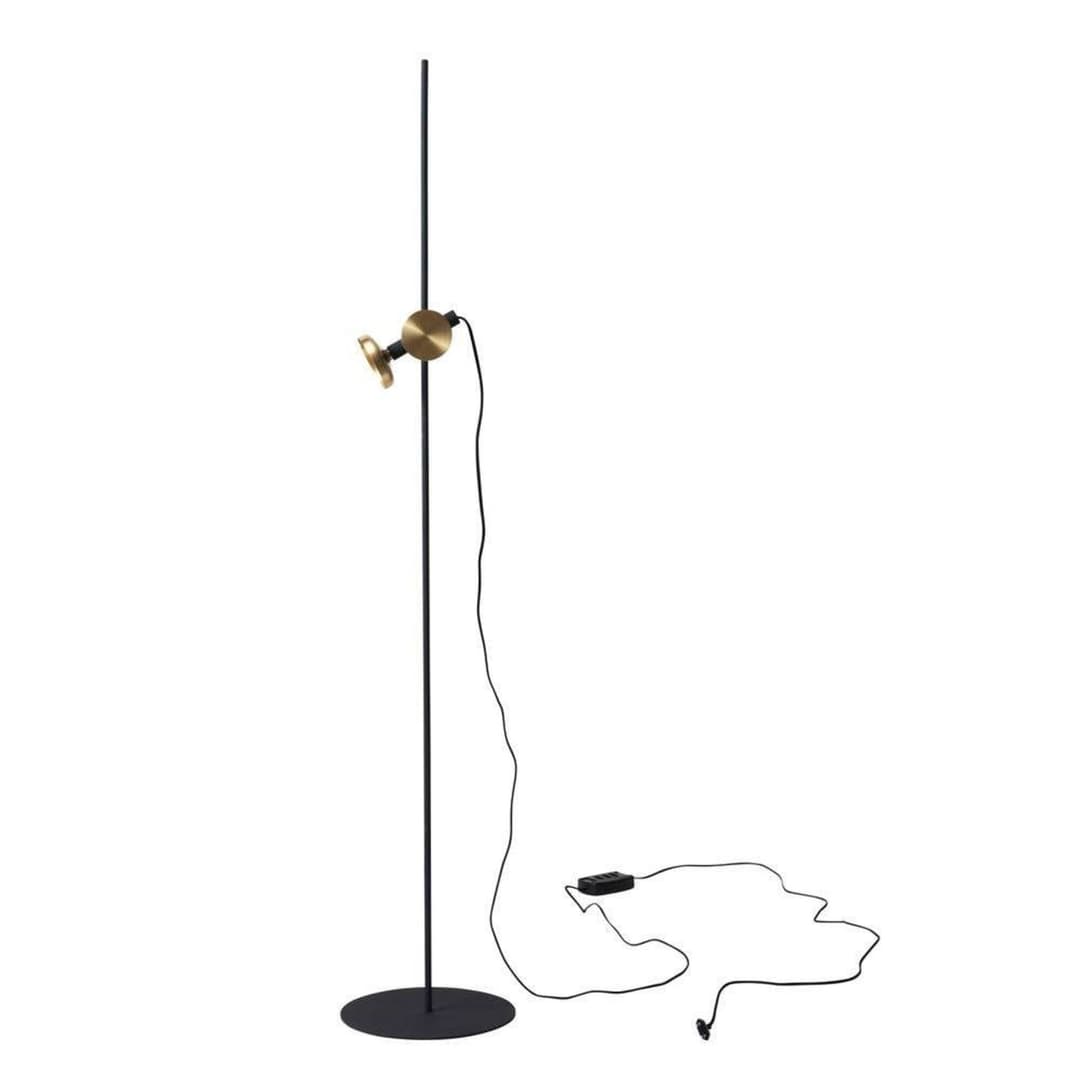 Blend 150 Stehleuchte Black/Brass - Pholc - Wohnzimmer - Metall