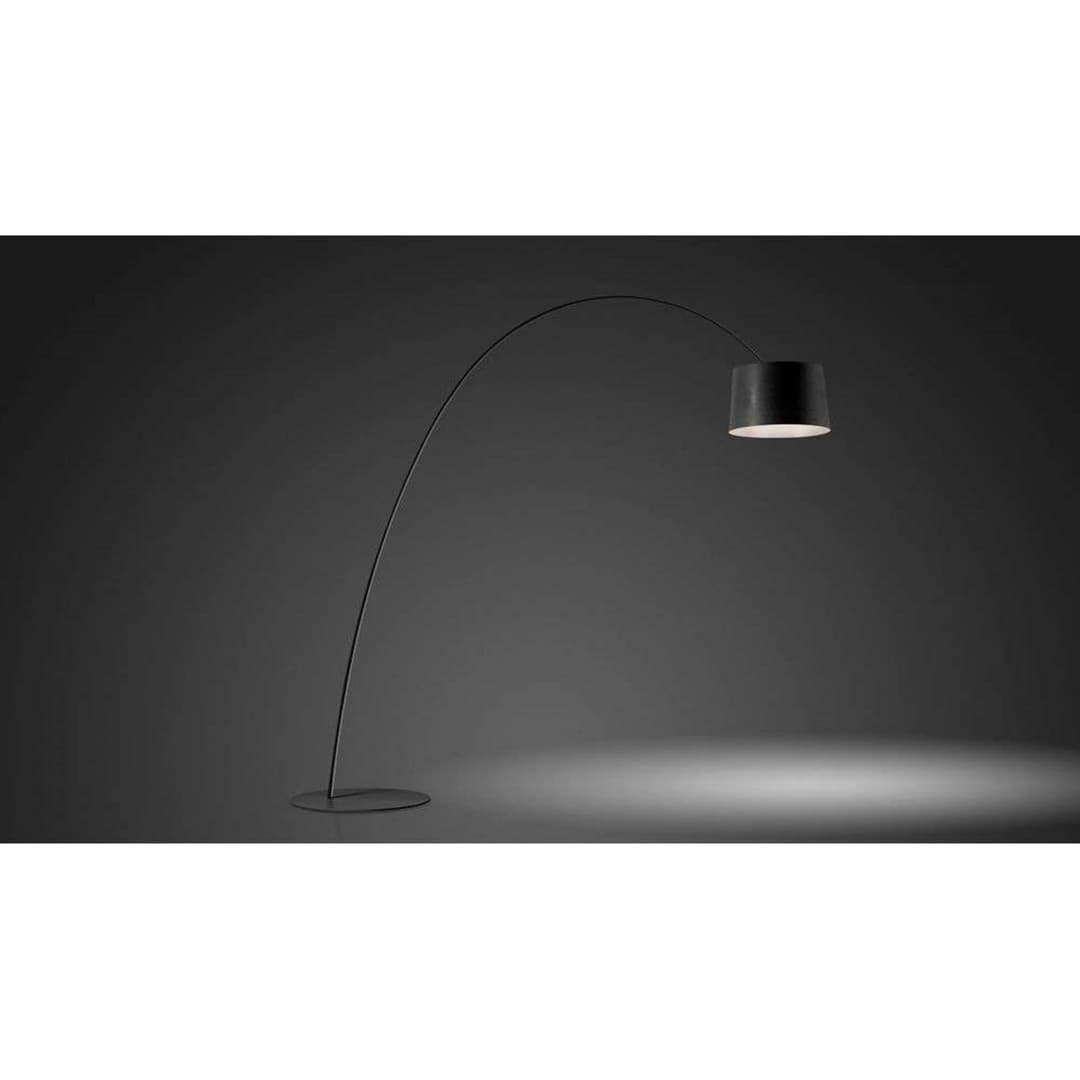Twiggy Elle Stehleuchte Schwarz - Foscarini - Wohnzimmer - Metall