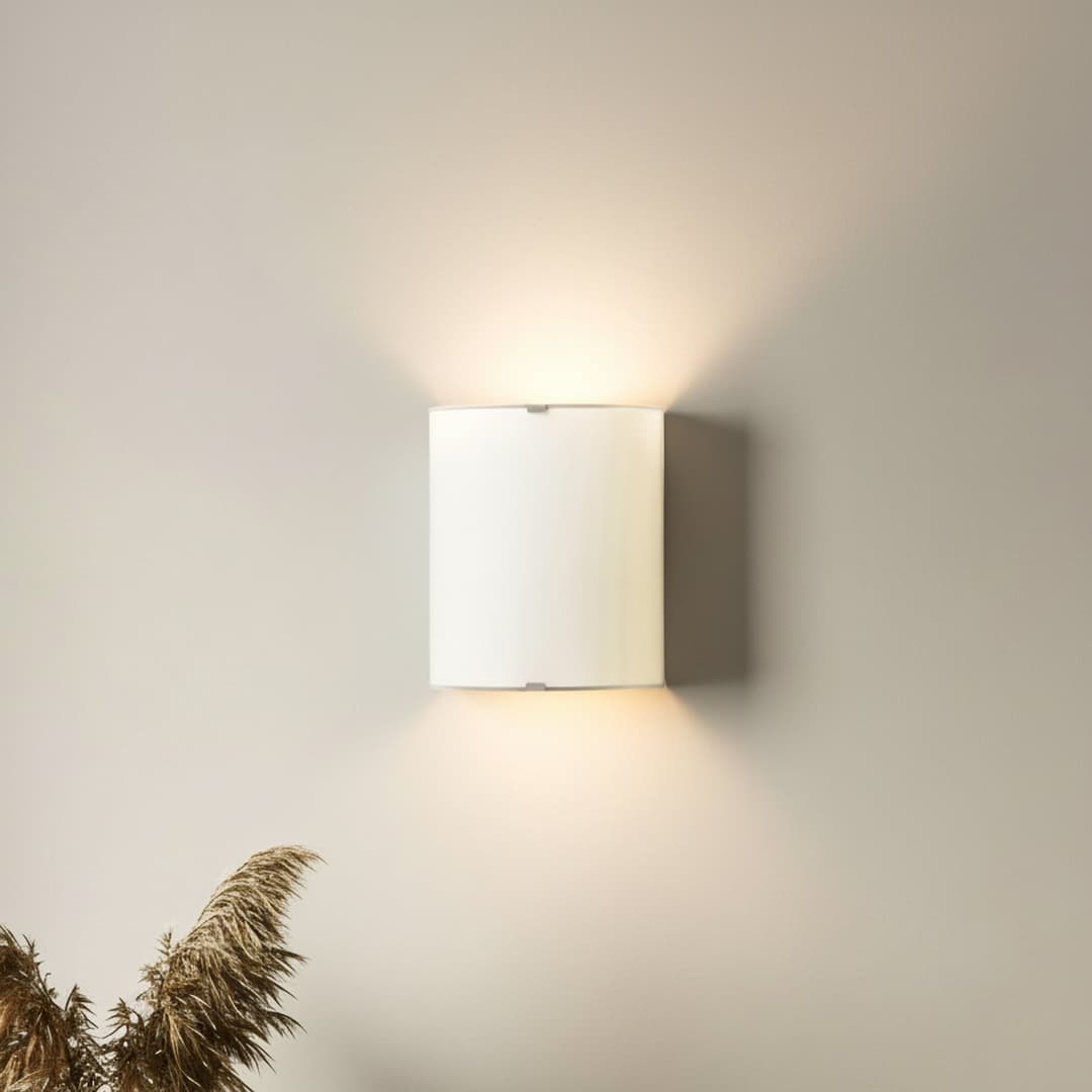 Phil Wandleuchte White - Lindby - Flurbereich - Modern - Glas - Eckig