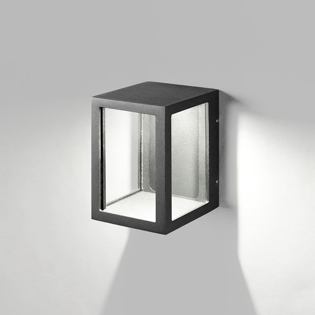 Lantern W2 LED Außenleuchte 3000K Schwarz - LIGHT-POINT - Terrasse - Aluminium