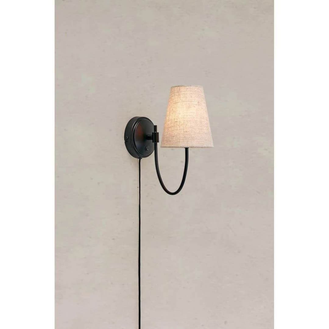 Amar Wandleuchte Beige/Black - Markslöjd - Metall