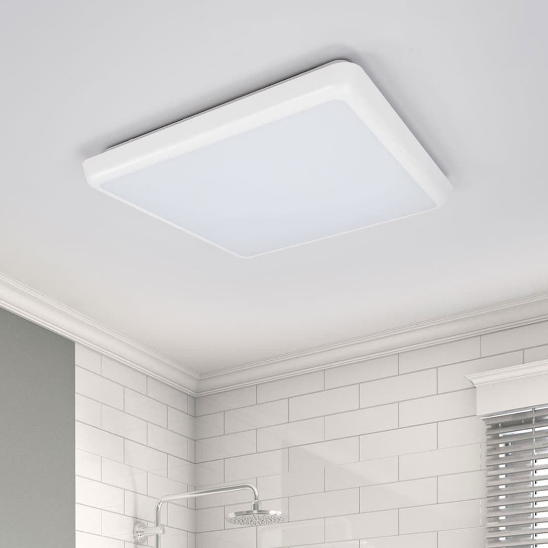 Augustin Square 30 Deckenleuchte White - Arcchio - Badezimmer - Modern - Kunststoff - Eckig